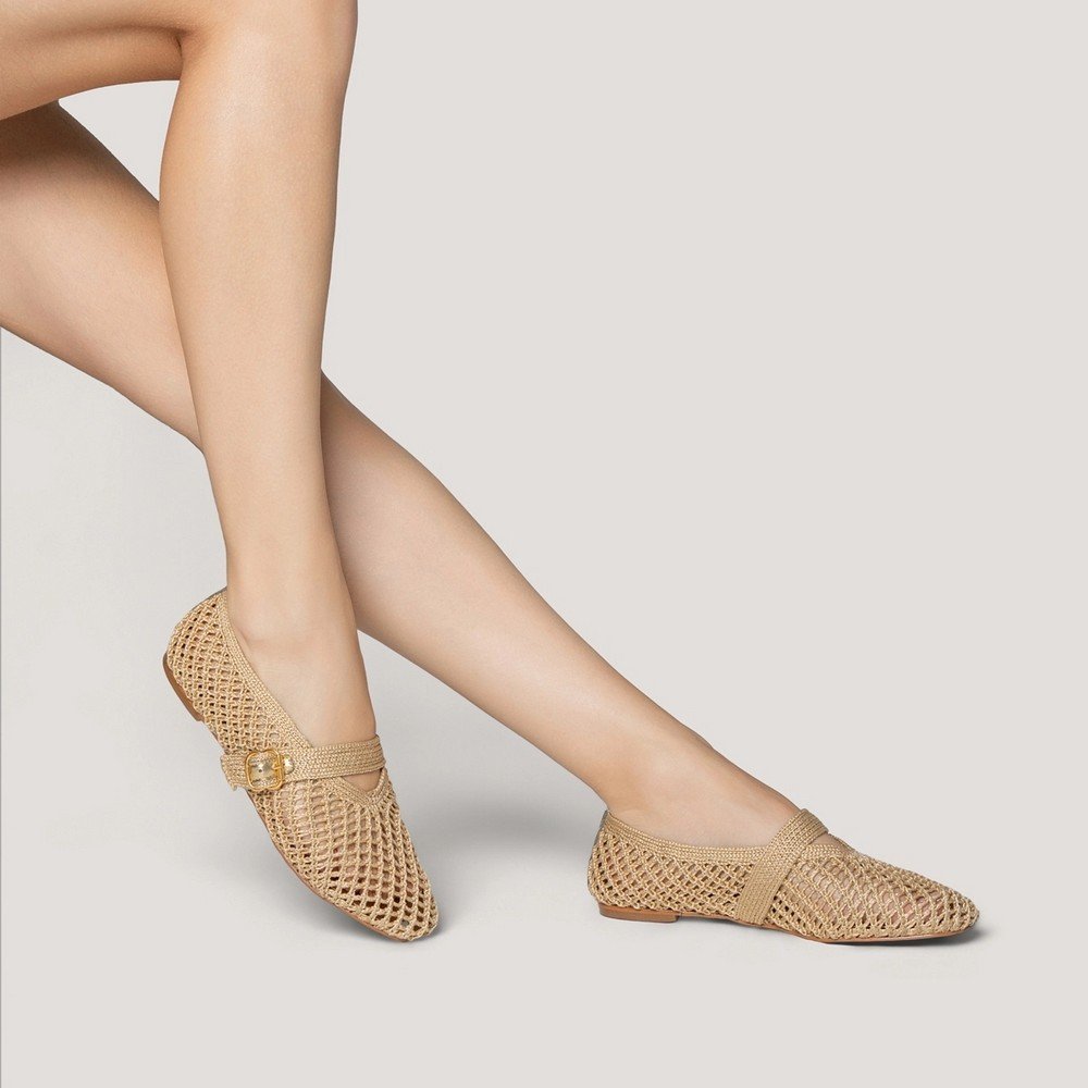 Sapatilha Crochet Carrano 733040 Dourado 5