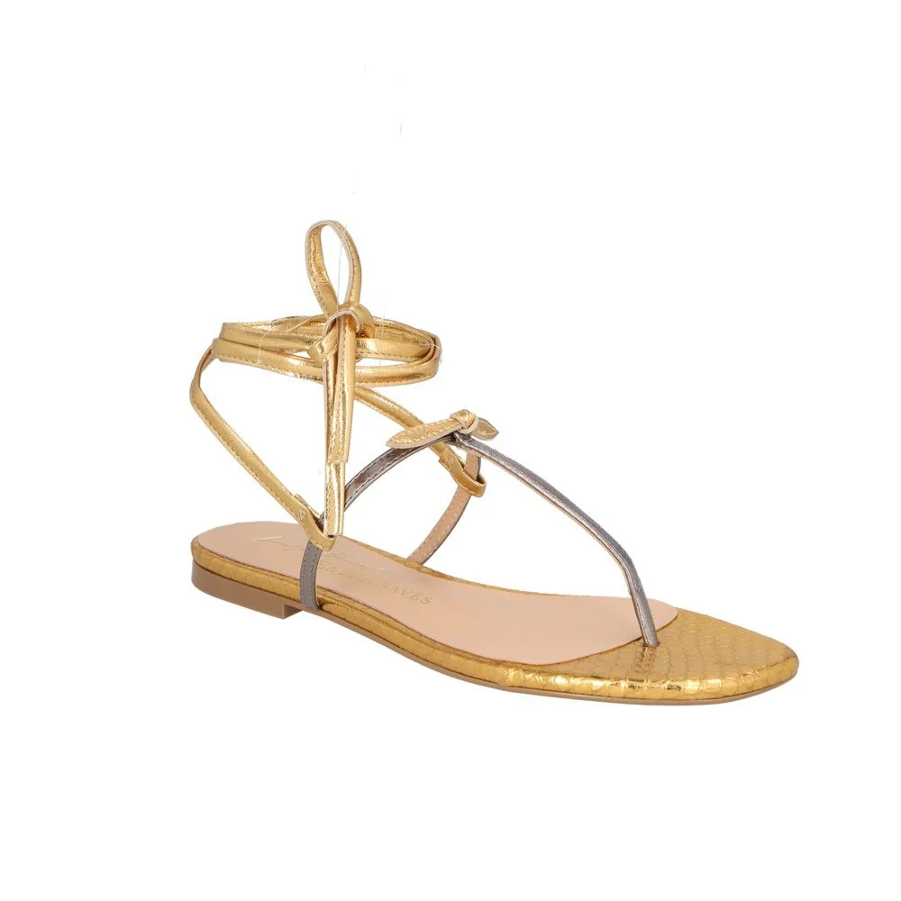 Rasteira Thássia Naves Luiza Barcelos 11600295 Dourado 2