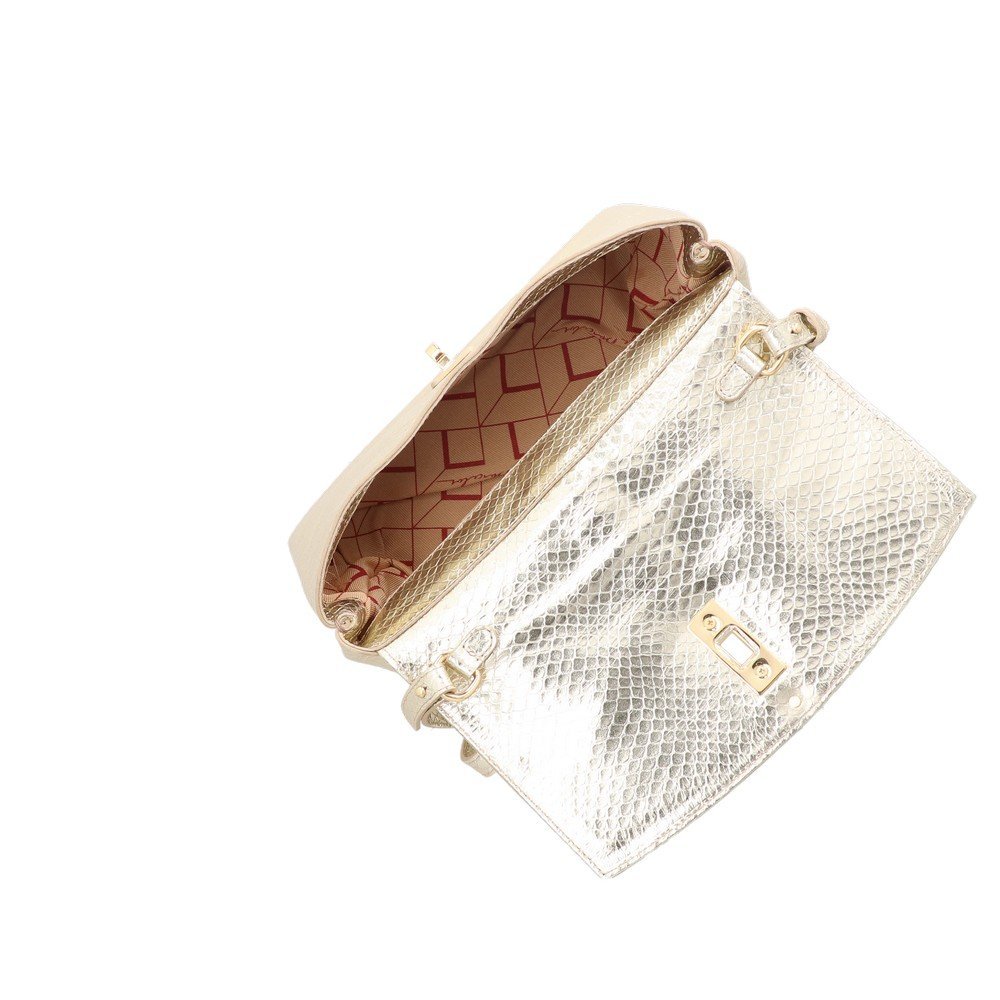 Bolsa Tiracolo Luiz Barcelos 77771338 Dourado 4