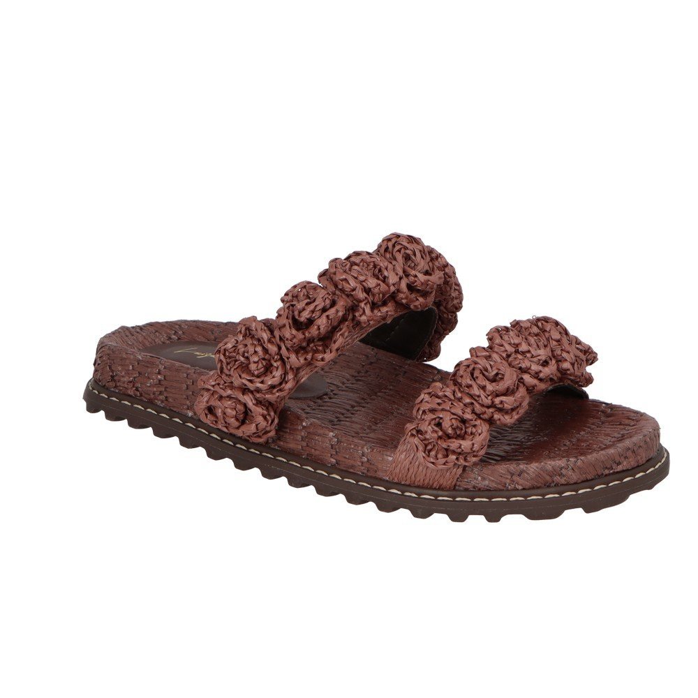 Chinelo Papete Luiza Barcelos 14240006 Marrom 2