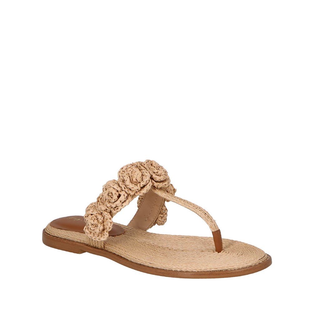 Chinelo Flat Luiza Barcelos 12530127 Bege 2