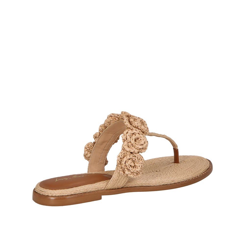 Chinelo Flat Luiza Barcelos 12530127 Bege 3