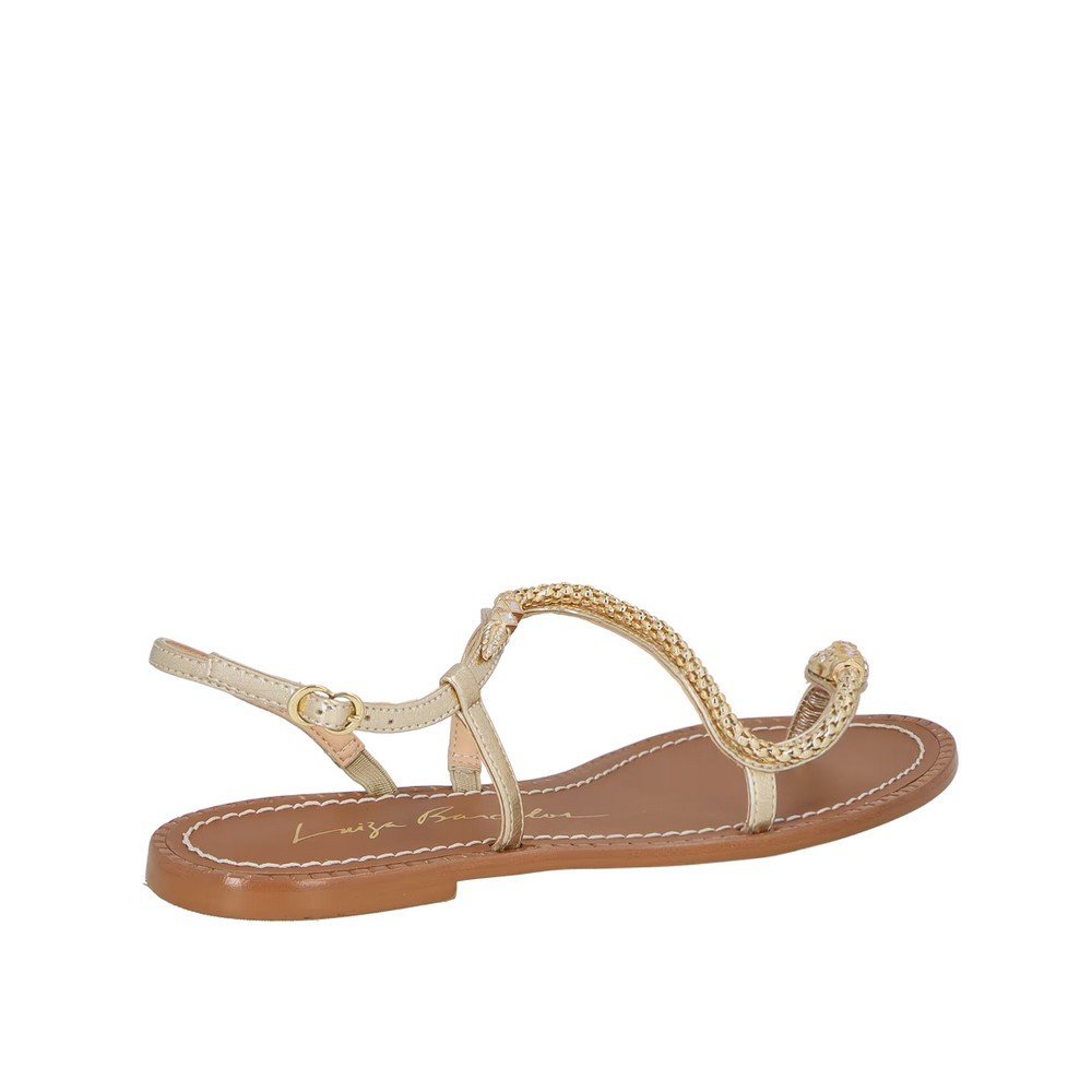 Rasteira Serpente Luiza Barcelos 13010119 Dourado 3