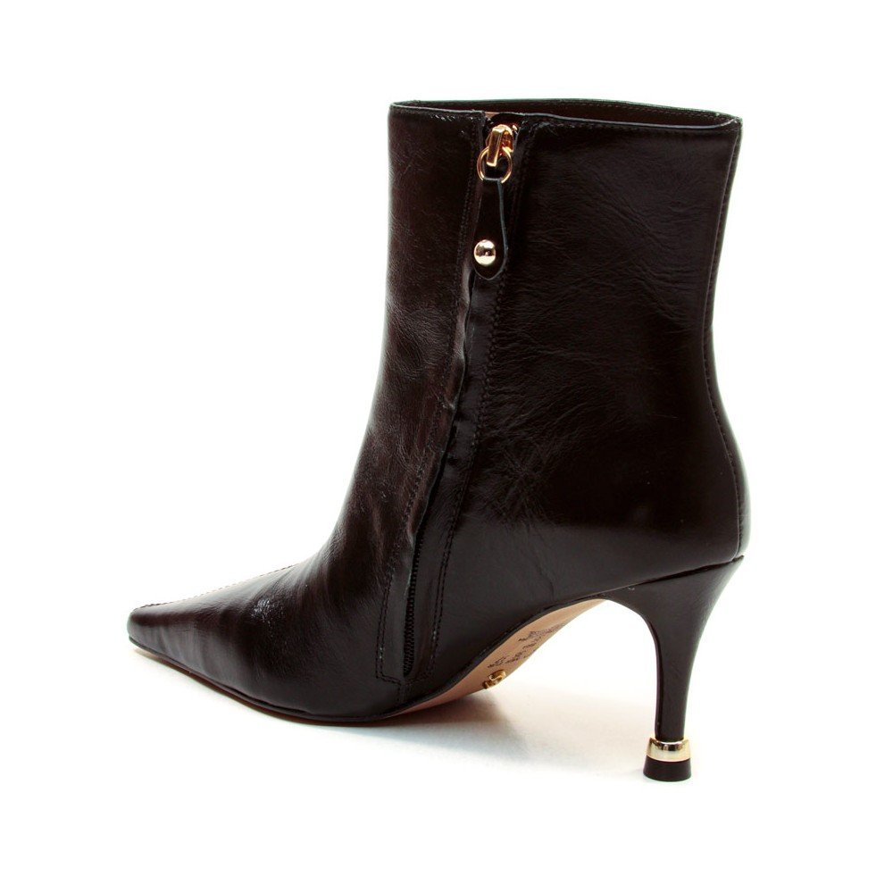 Bota bico fino cano curto Cecconello 2937002 Preto 3