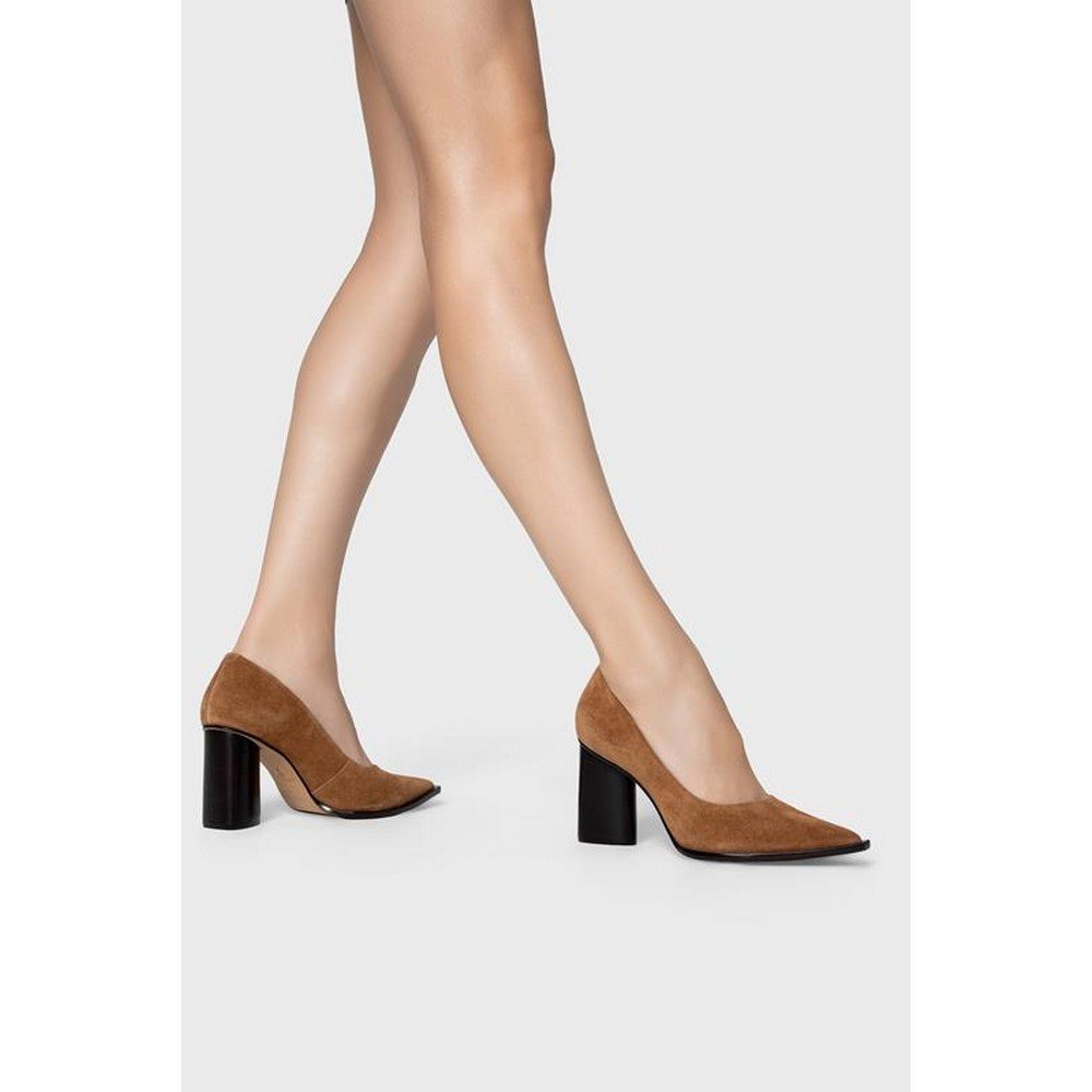 Scarpin Salto Alto Carrano 978001 Marrom 5
