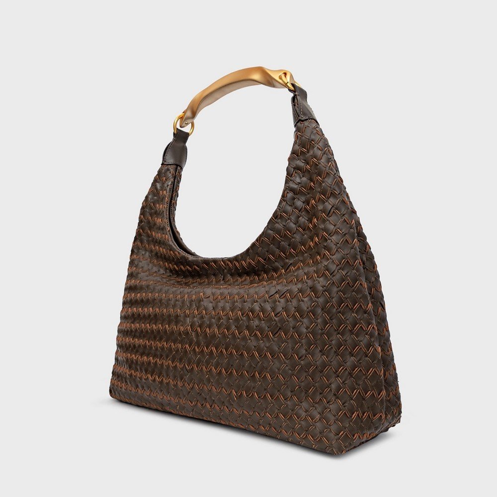 Bolsa Hobo Tressë Carrano 800903 Marrom 3
