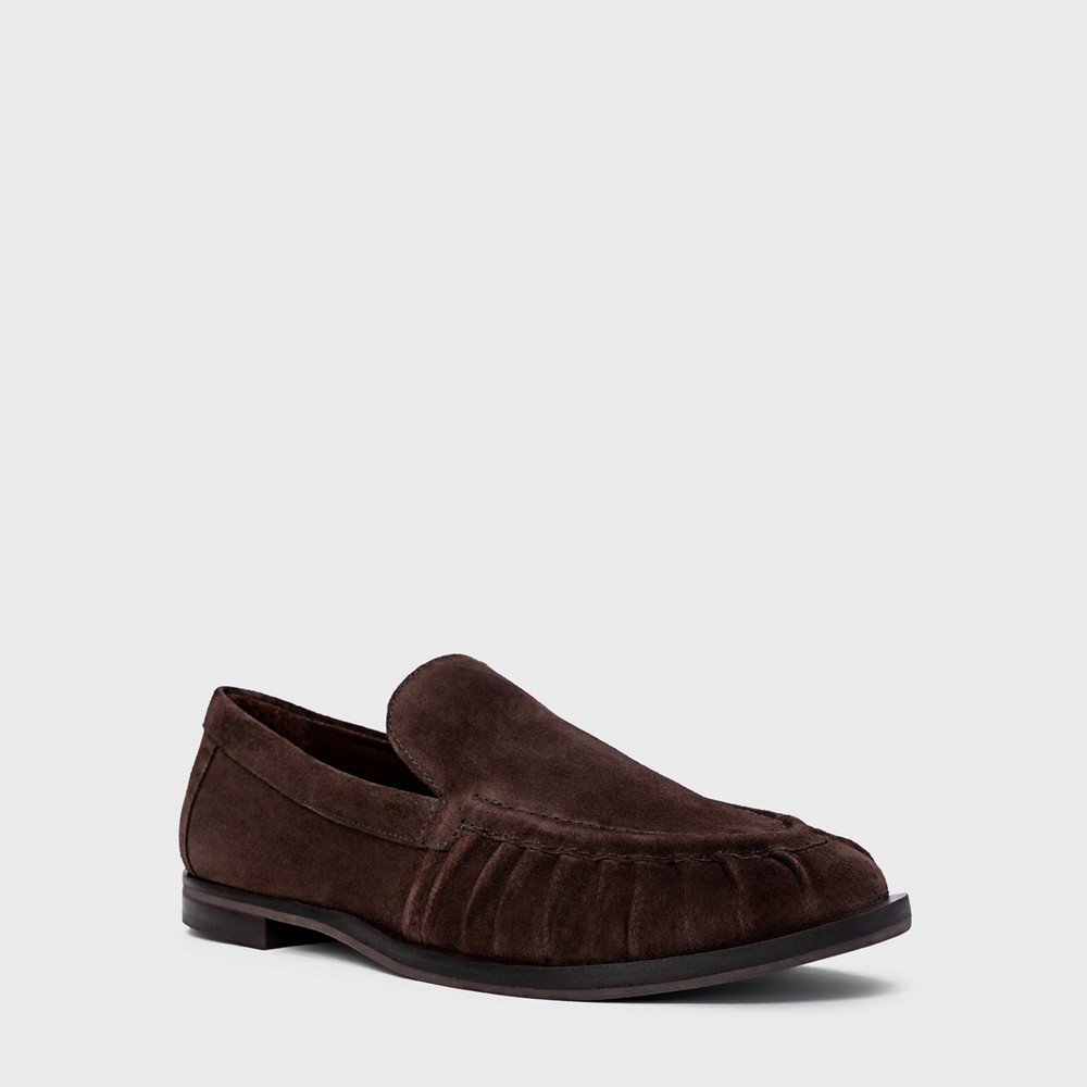 Loafer Drapeado Carrano 871006 Marrom Escuro 2