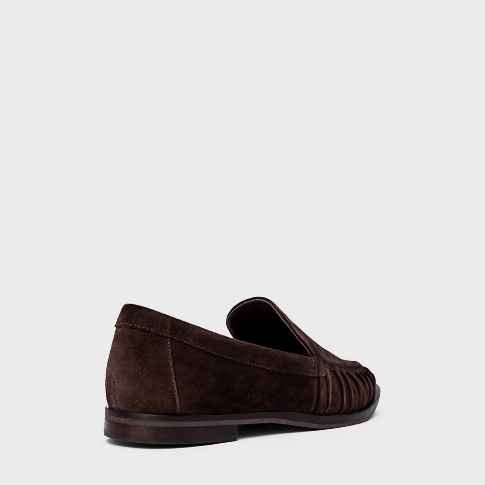 Loafer Drapeado Carrano 871006 Marrom Escuro 3