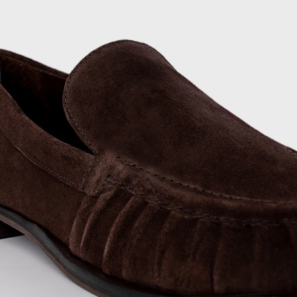 Loafer Drapeado Carrano 871006 Marrom Escuro 4