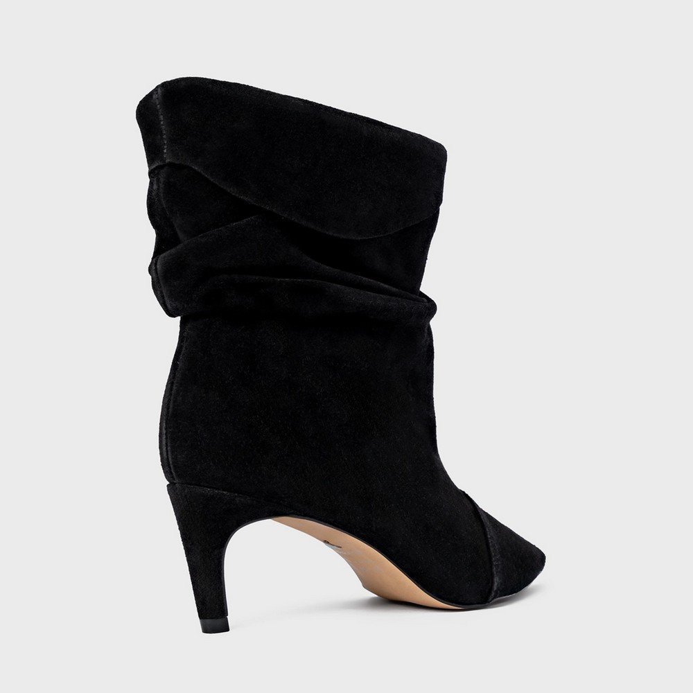 Bota Slouchy Suede Carrano 853019C Preto 3