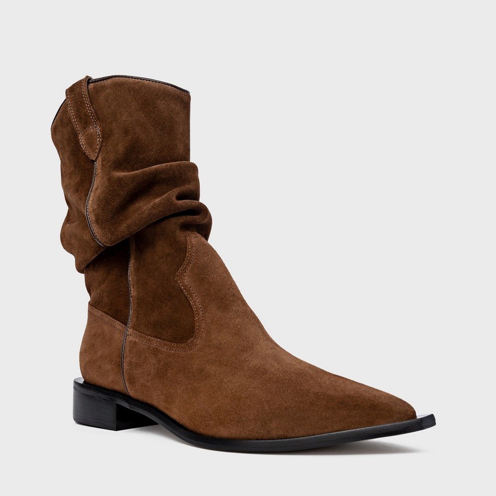 Bota Western Slouchy Carrano 752009 Marrom 2