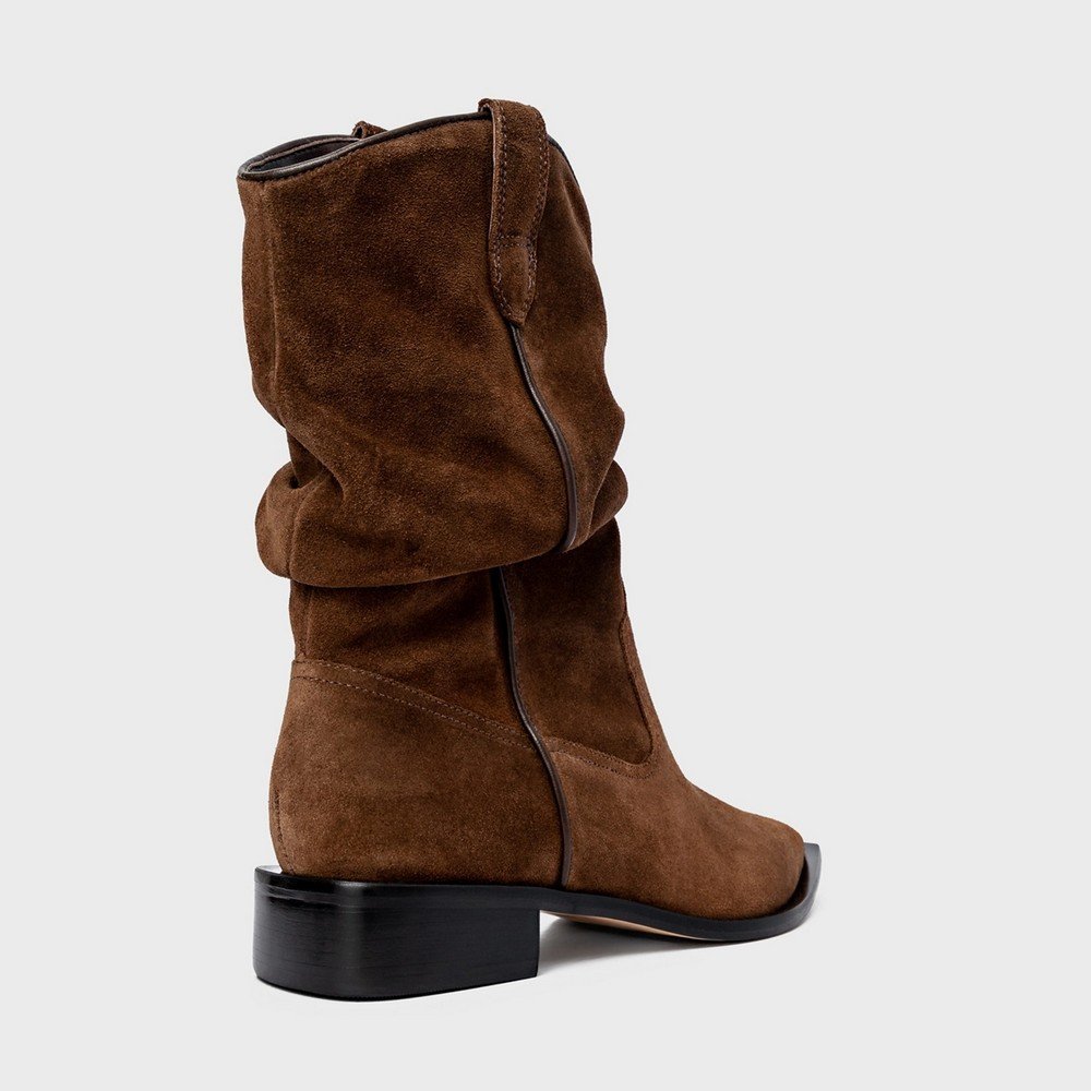 Bota Western Slouchy Carrano 752009 Marrom 3