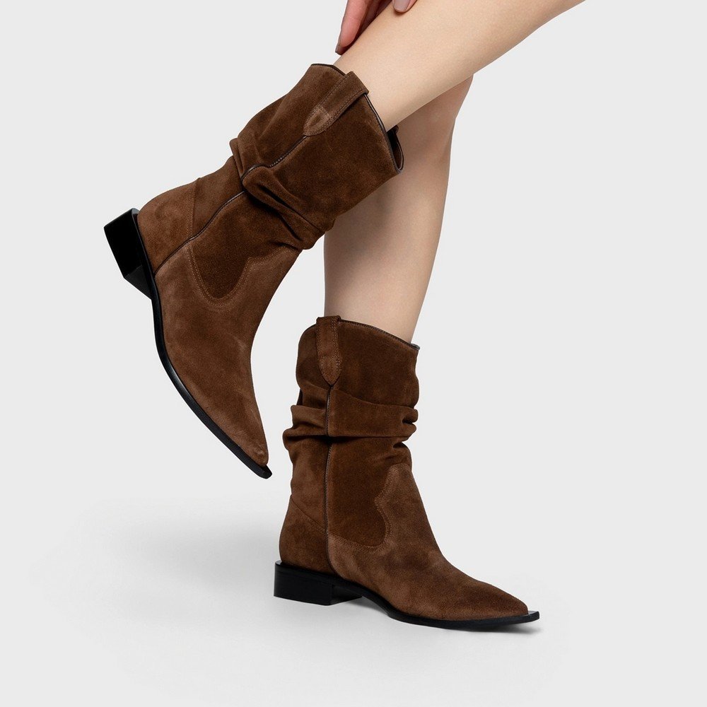 Bota Western Slouchy Carrano 752009 Marrom 5