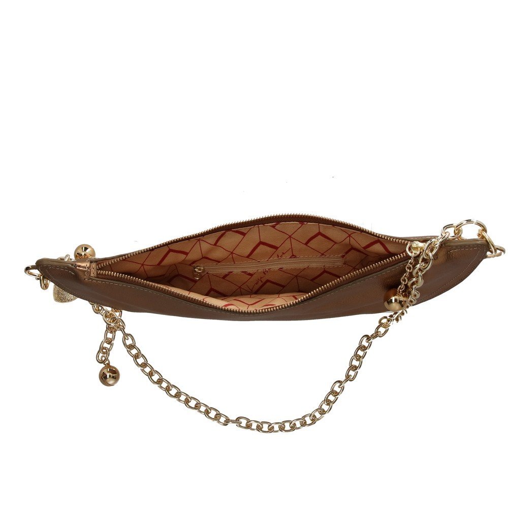 Bolsa Meia Lua Luiza Barcelos 77771420 Dourado 4