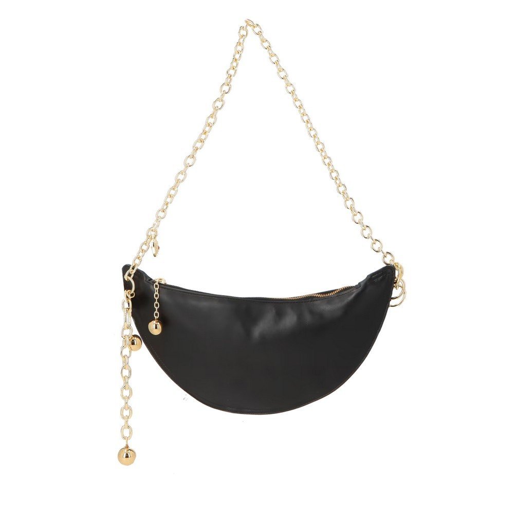 Bolsa Meia Lua Luiza Barcelos 77771420 Preto 2
