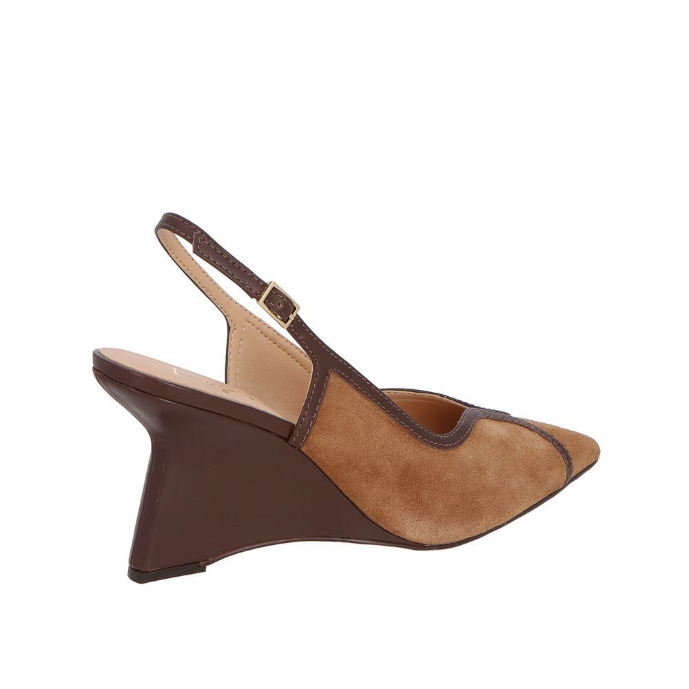 Scarpin Slingback Anabela Luiza Barcelos 13420036 Marrom 3