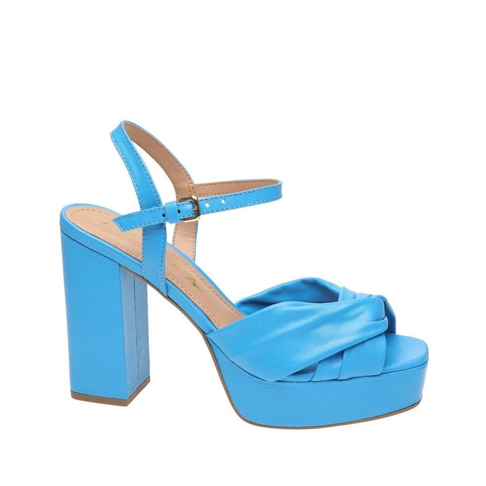 Sandália Plataforma Tabita 11833554 Azul 1