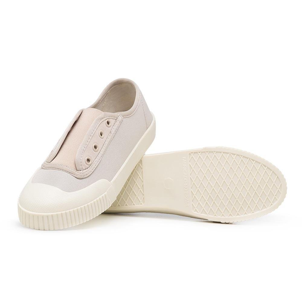 Tênis Feminino Casual Confortável Calce Fácil Improvizzo Bege 4