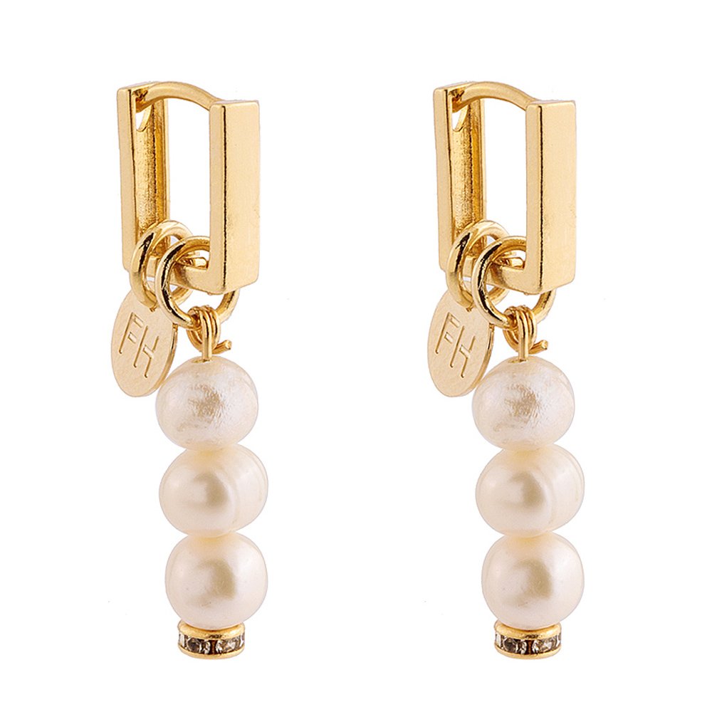 Brinco Feminino Trey Pérolas Glow Pearls