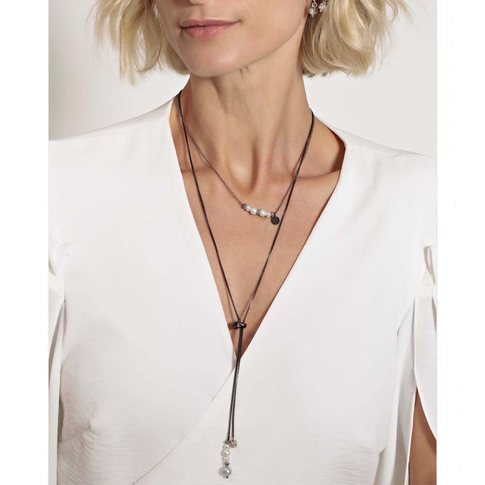 Colar Feminino Pretty Grafite Harmony Cinza 3