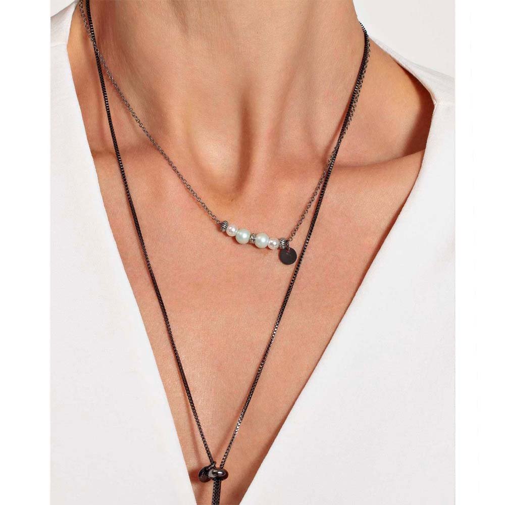 Colar Feminino Pretty Grafite Harmony Cinza 4