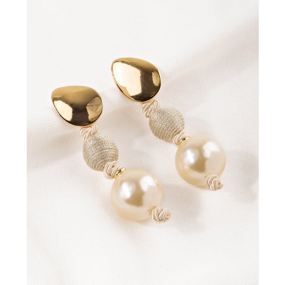 Brinco Feminino Node Forever Pearls Dourado 2