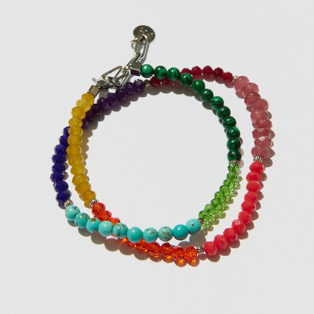 Pulseira Masculina Energy Sete Chakras Elementum Multicores 2