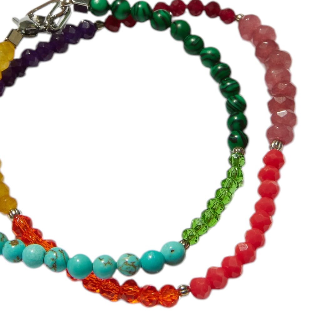 Pulseira Masculina Energy Sete Chakras Elementum Multicores 3