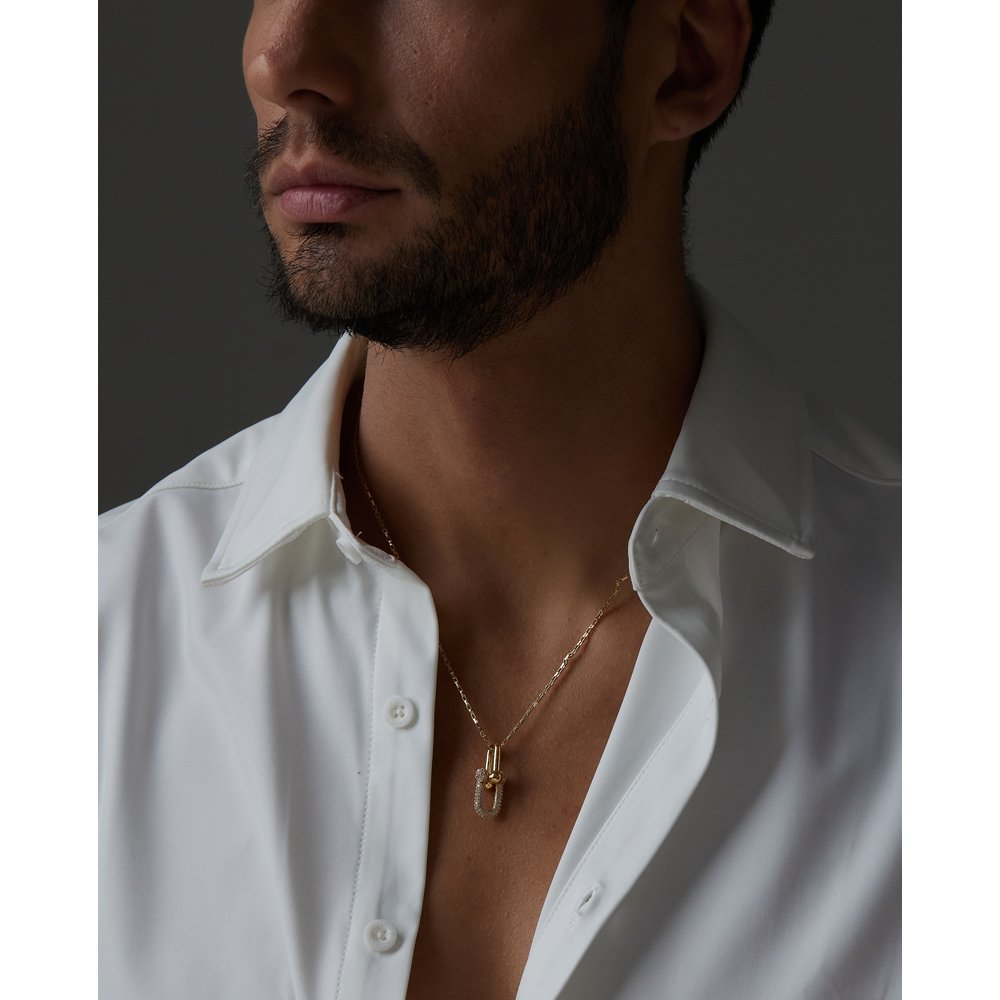 Colar Masculino Solar Root Dourado Natural Urban Dourado 4
