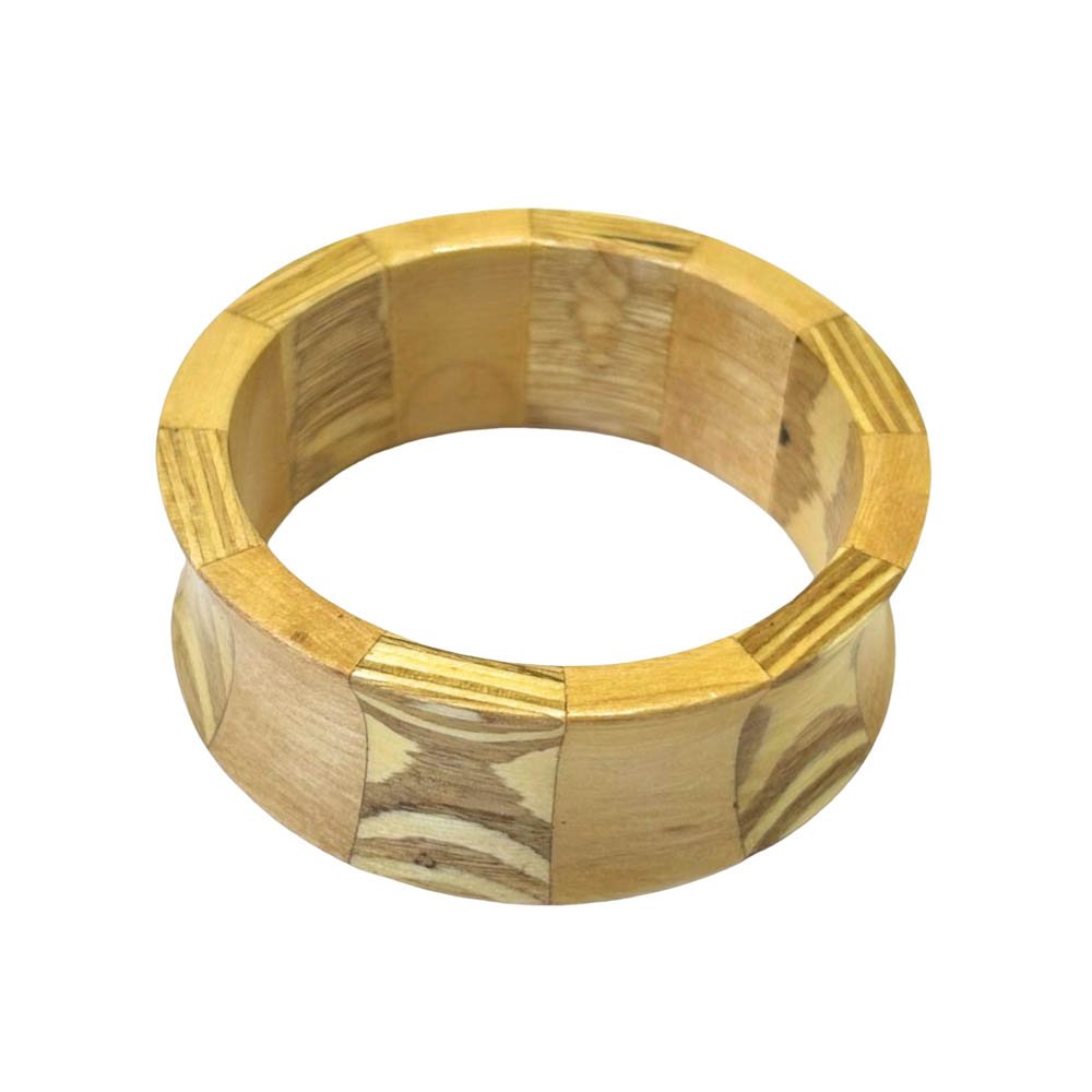 Bracelete Feminino Vintage em Madeira