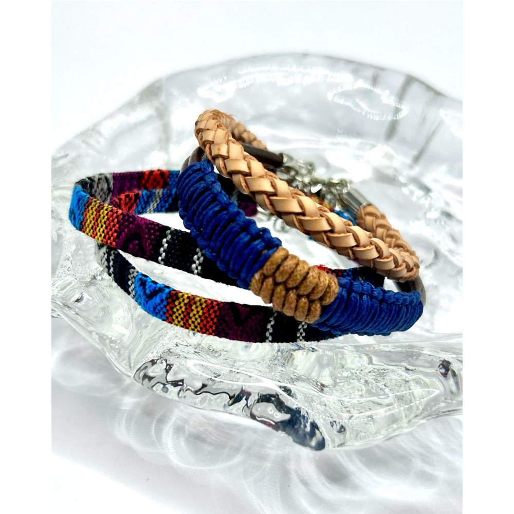 Kit Masculino Pulseiras String Blend 3 Peças Multicores 3