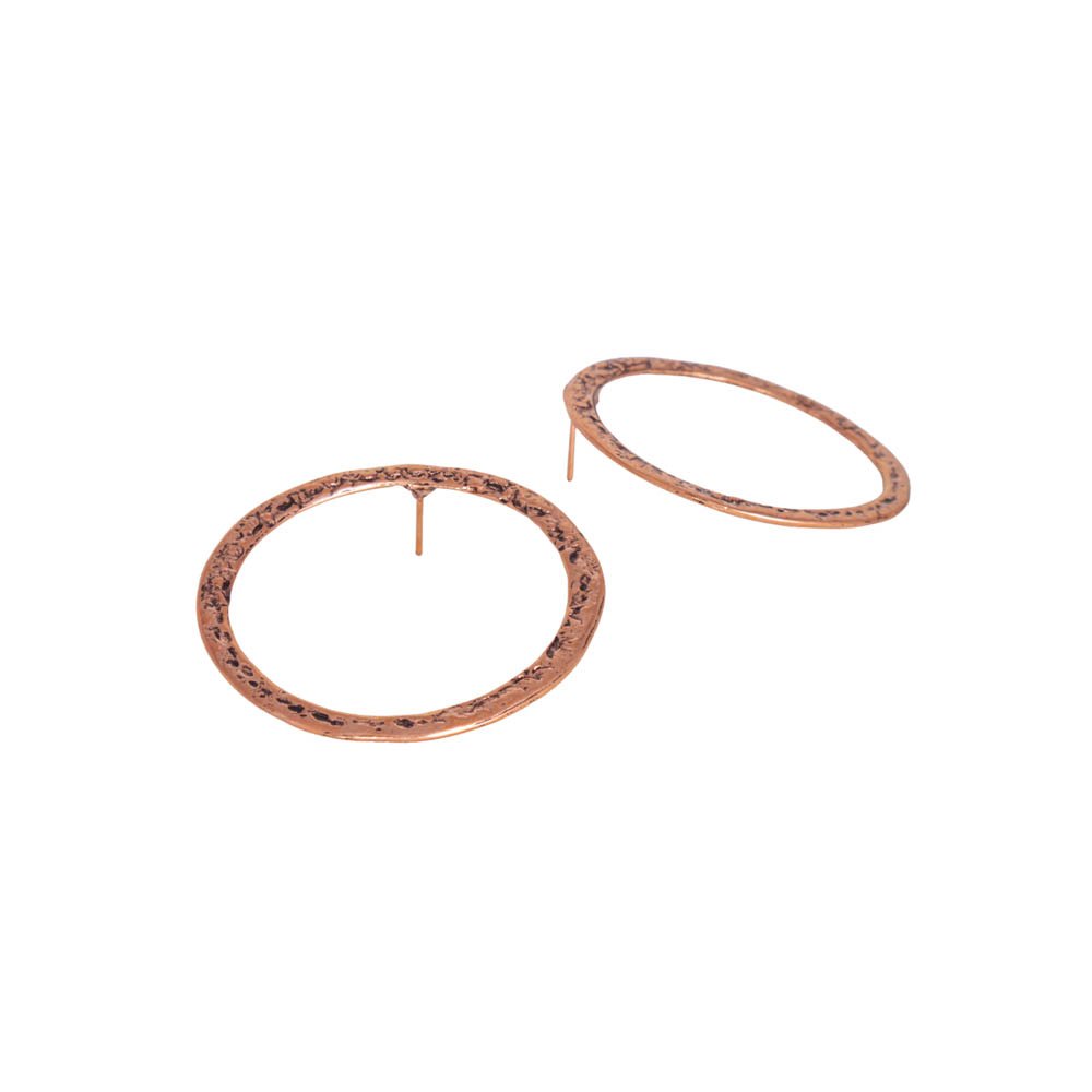 Brinco Feminino Hoop Rustic Cobre Gipsy Soul Cobre 1