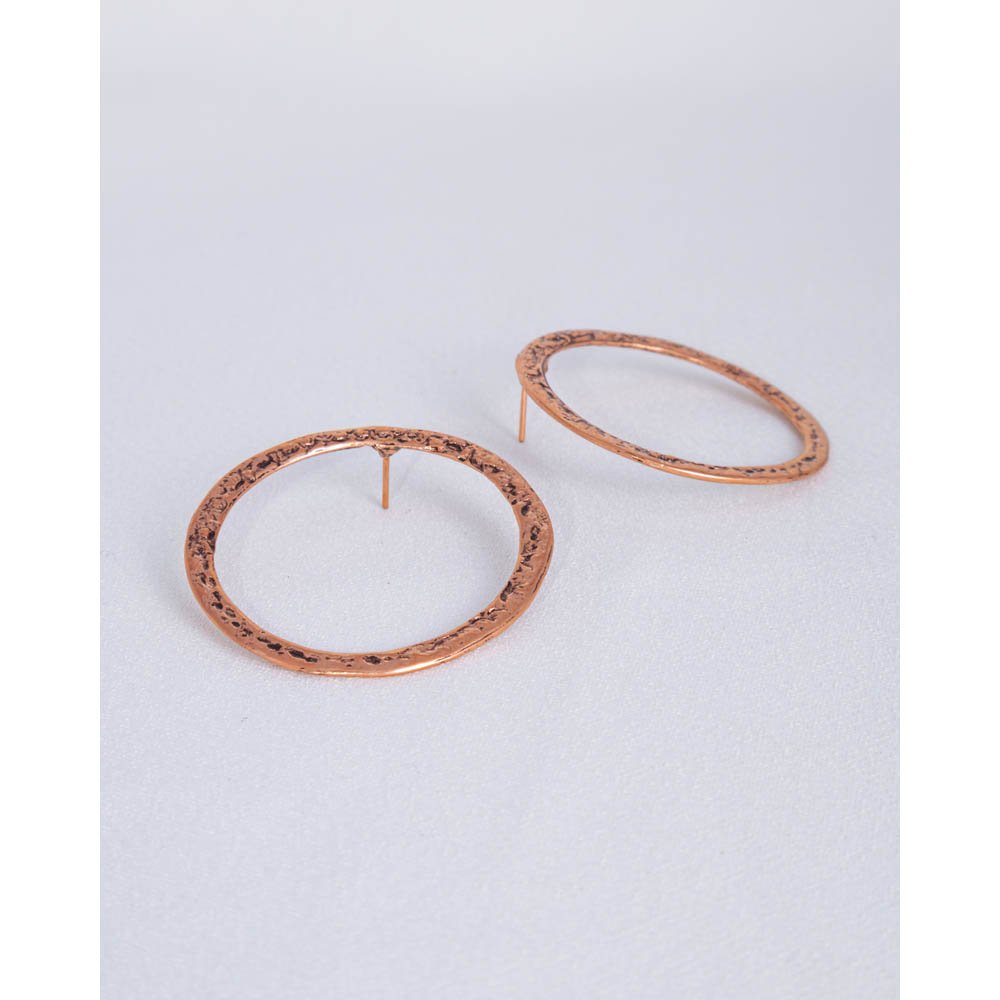 Brinco Feminino Hoop Rustic Cobre Gipsy Soul Cobre 5