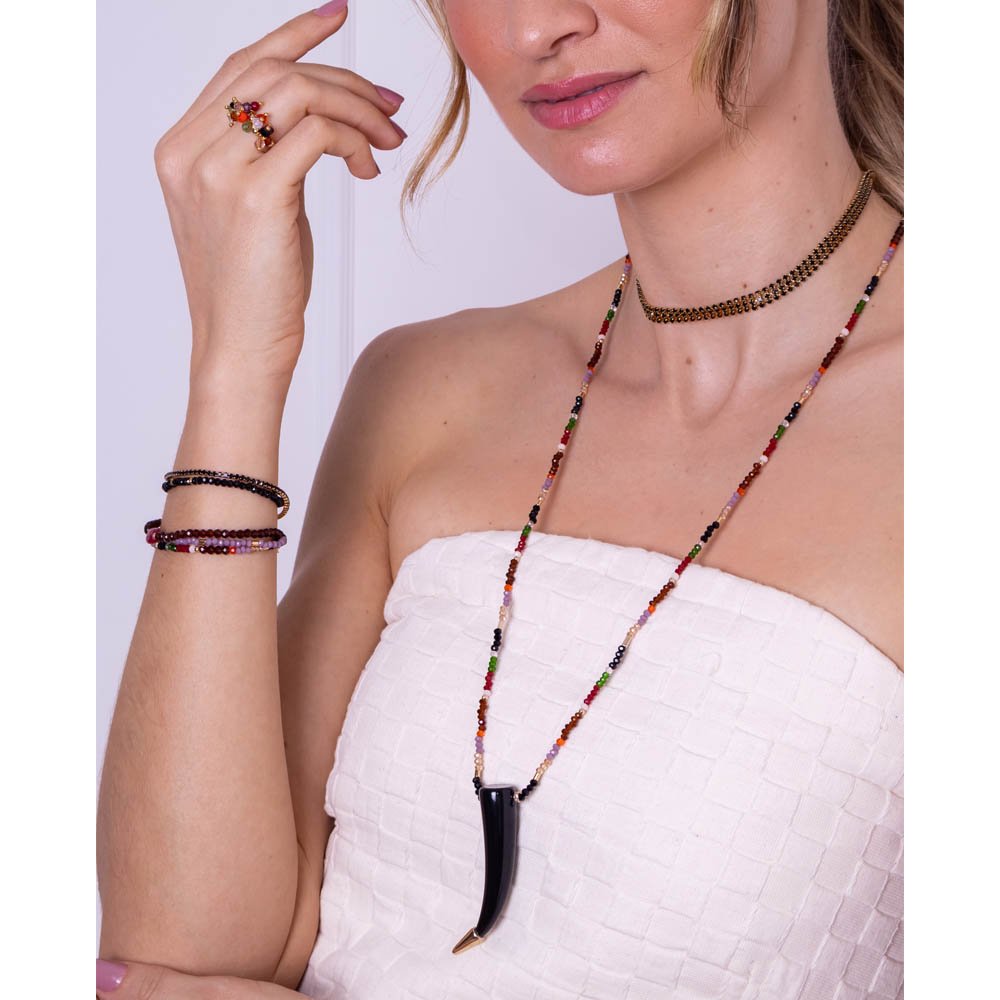 Colar Feminino Black Horn Dourado Gipsy Soul Dourado 2