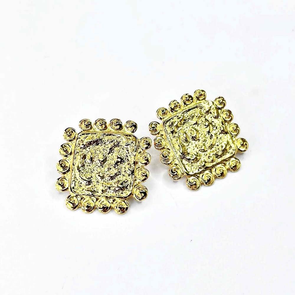 Brinco Feminino Geometric Tiles Dourado