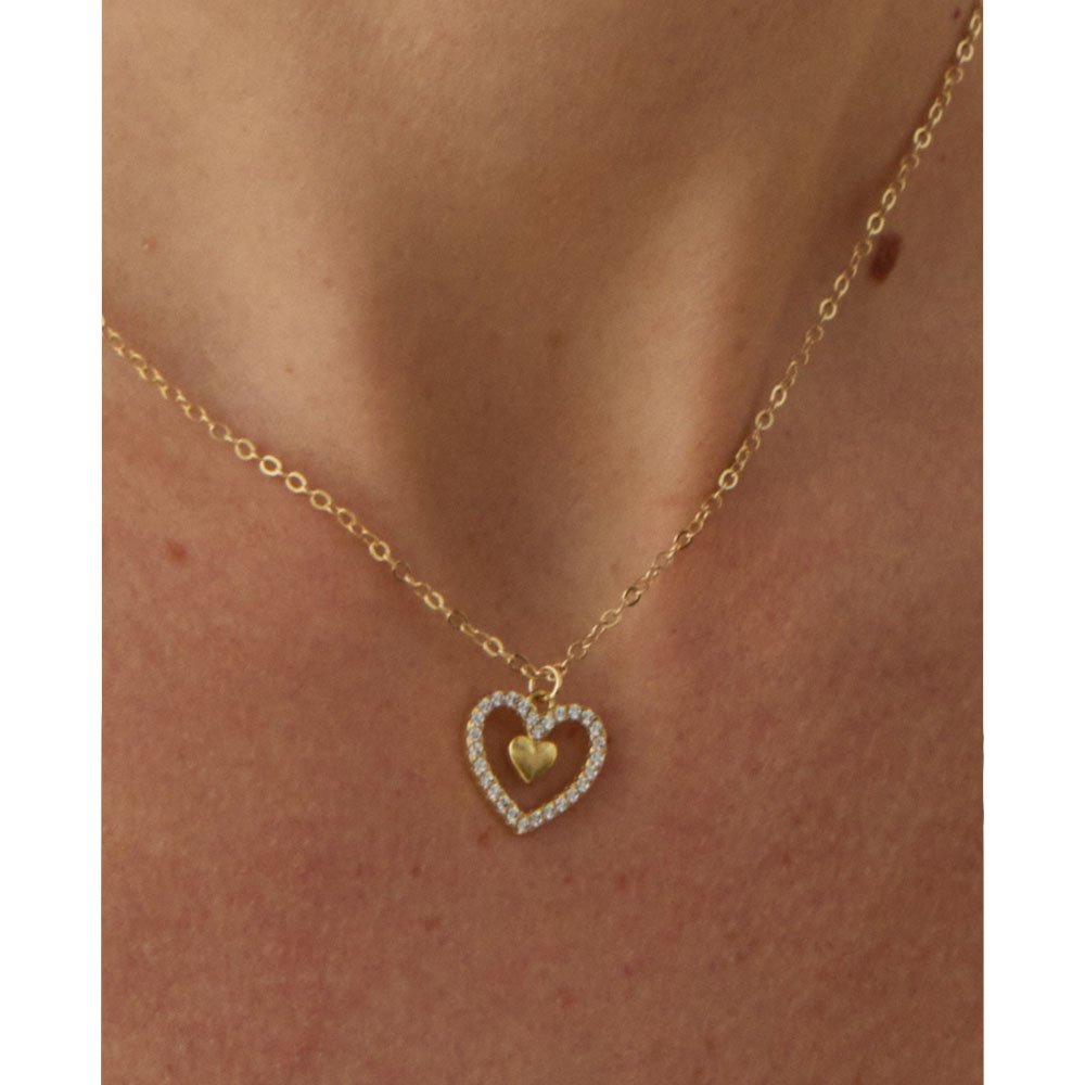 Colar Feminino Duo Amour Dourado Essential Dourado 3