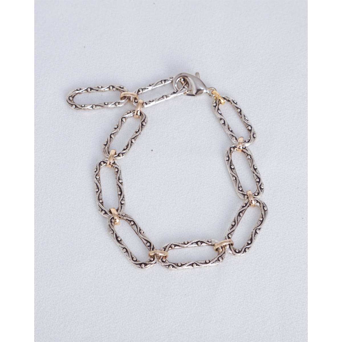 Pulseira Feminina Elo Prateado Gipsy Soul Prata 3