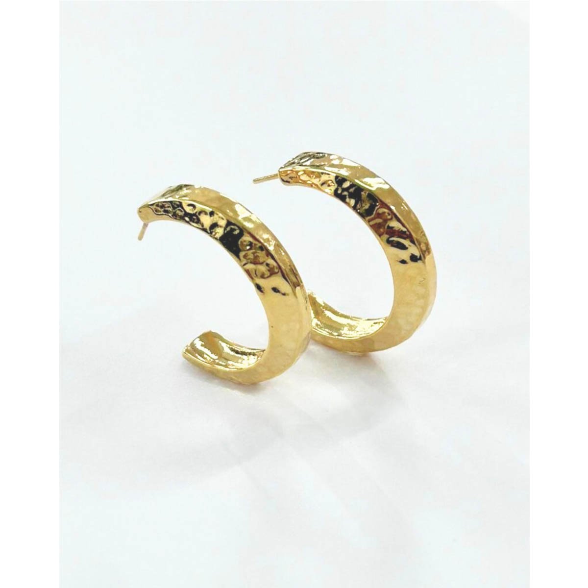 Brinco Feminino Argola Trabalhada Dourado Dourado 2