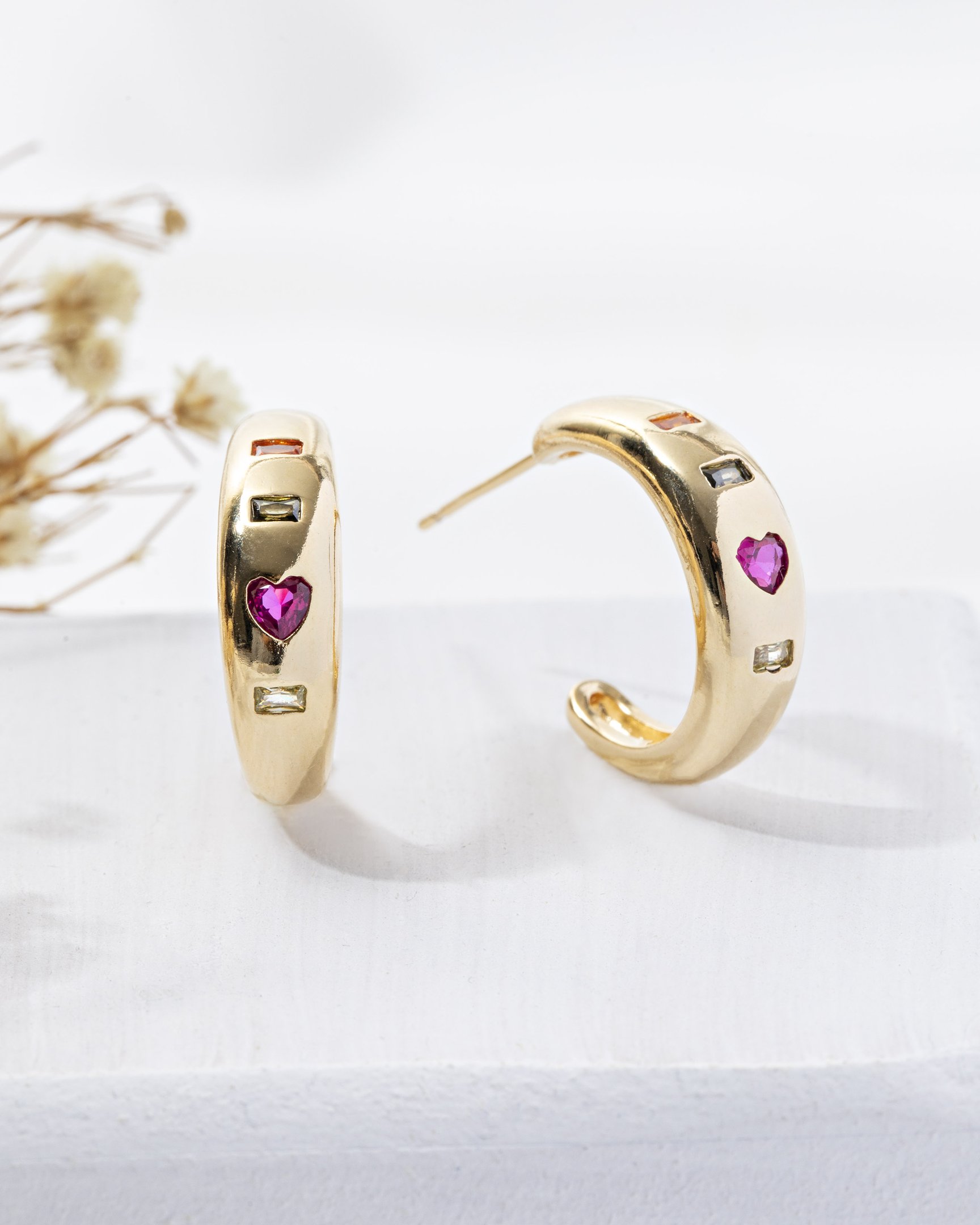 Brinco Feminino Argola Love Color Multicores 1
