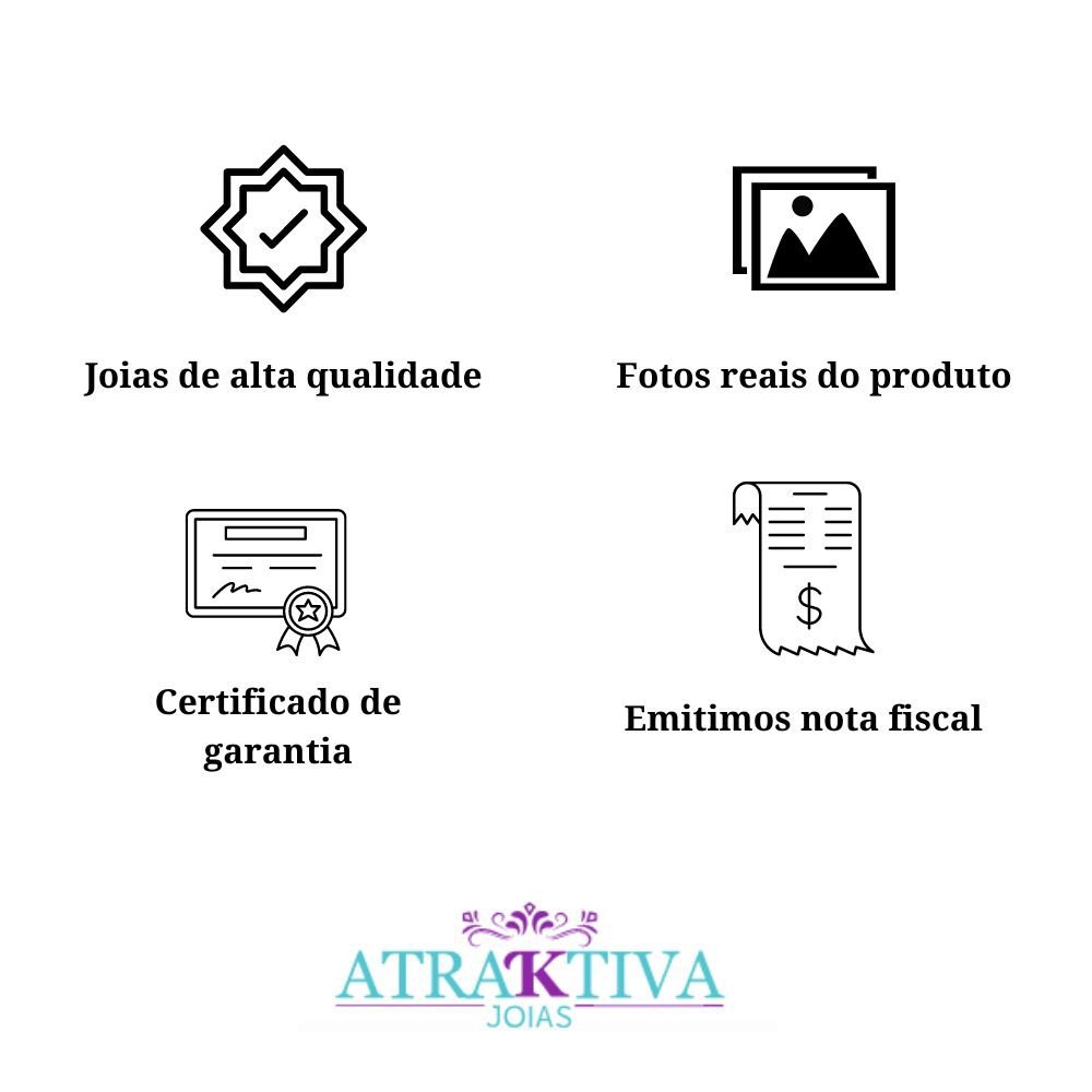 Kit trio de Argolas Lisas Click Banhada Ouro 18k Dourado 7