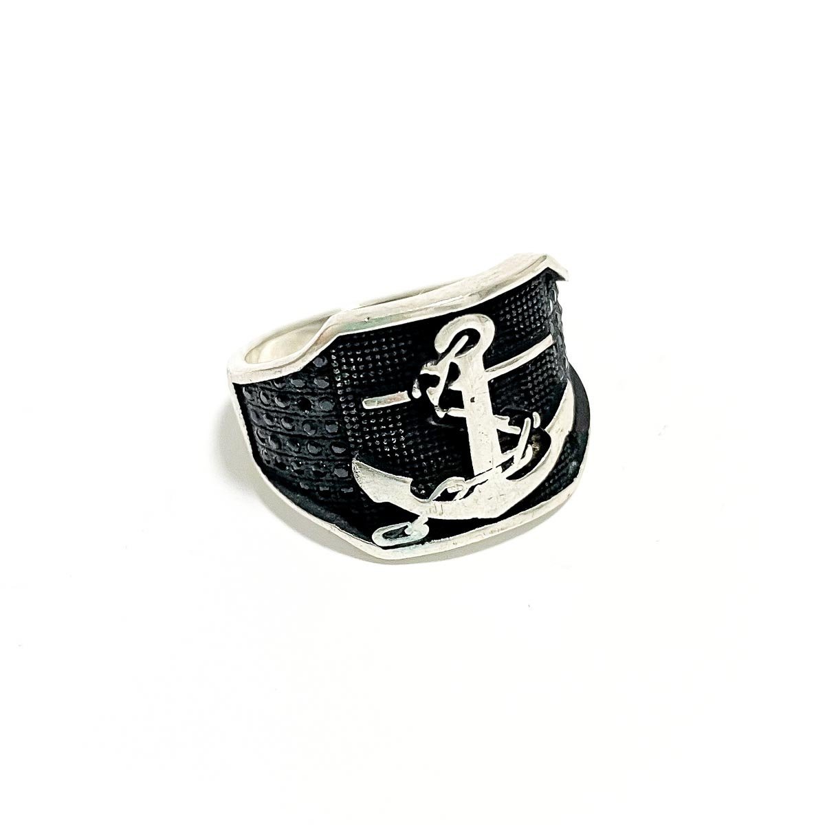 Anel Âncora Masculino Prata 925 - 24 Prata 1