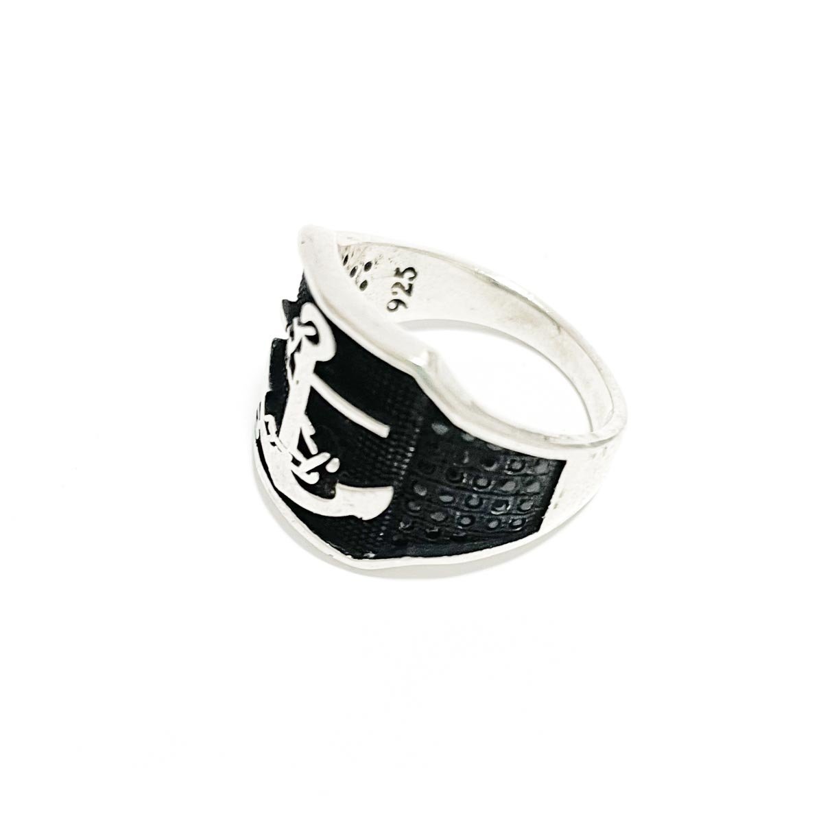 Anel Âncora Masculino Prata 925 - 24 Prata 4