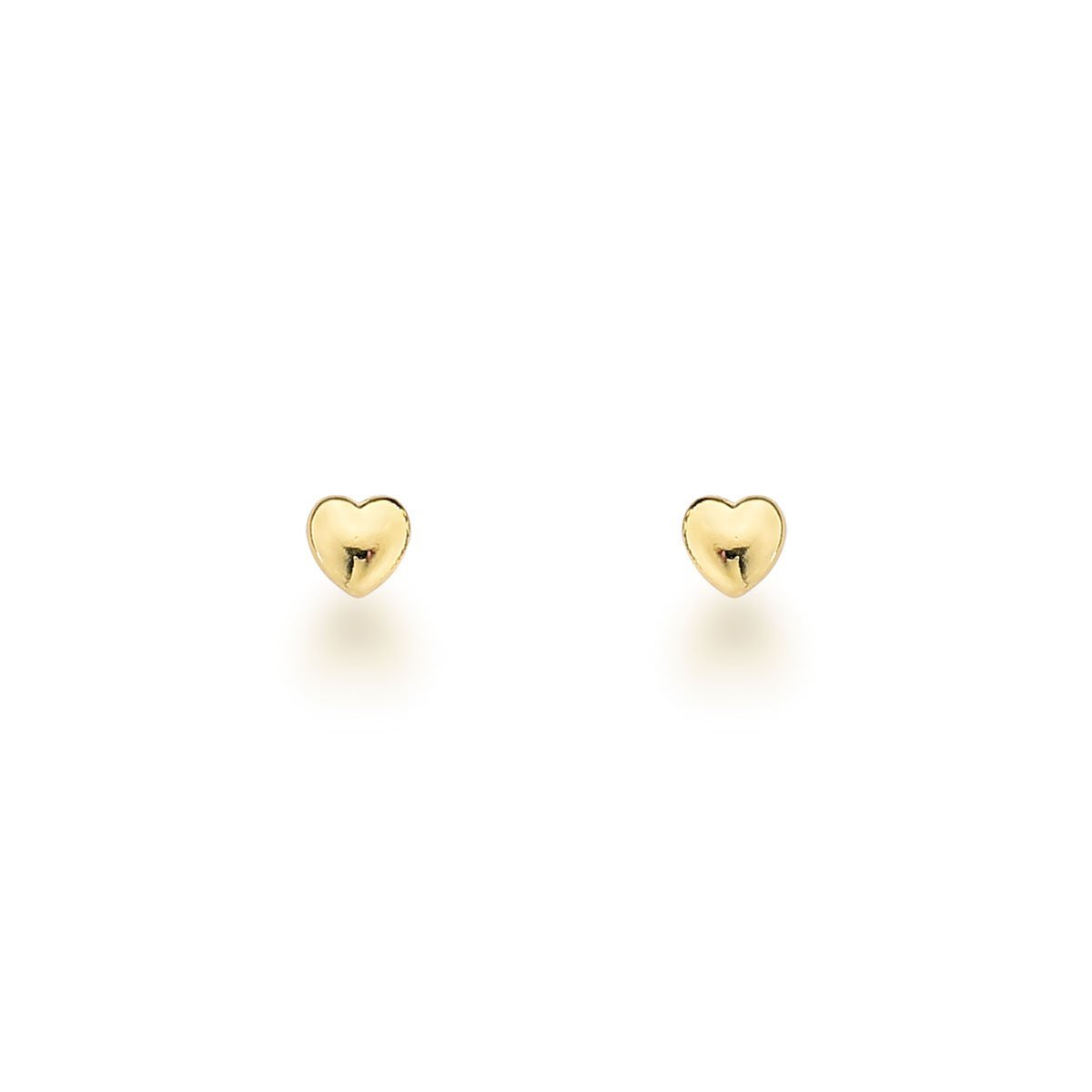 Trio de brincos Corações Banhado a Ouro 18k Dourado 4