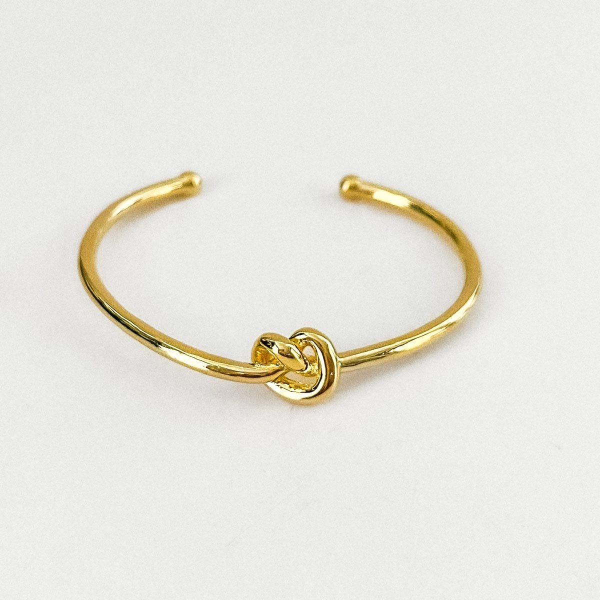 Bracelete Nó Ajustável Banhado a Ouro 18k Dourado 4