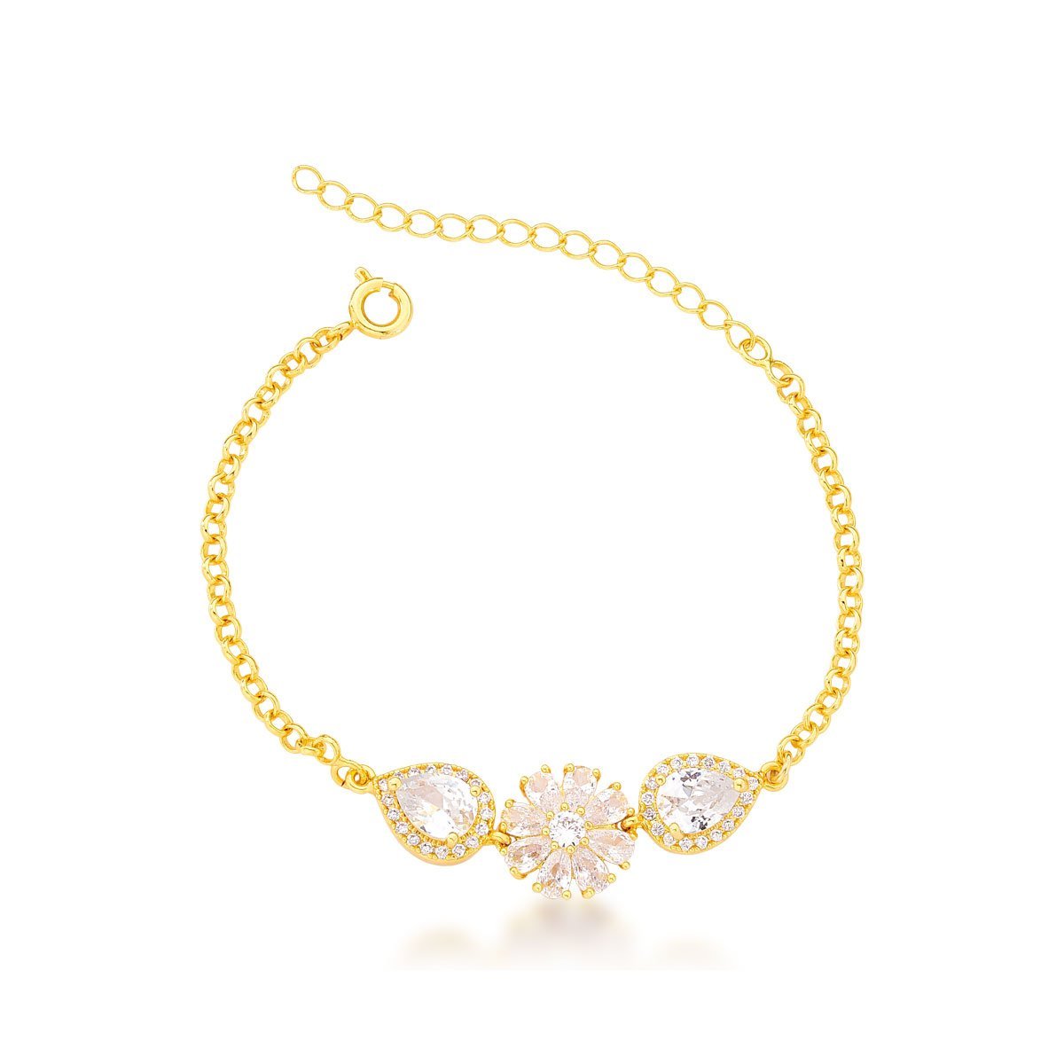Pulseira Festiva: O Acessório Perfeito para Brilhar em Qualquer Ocasião - 19cm Dourado 1