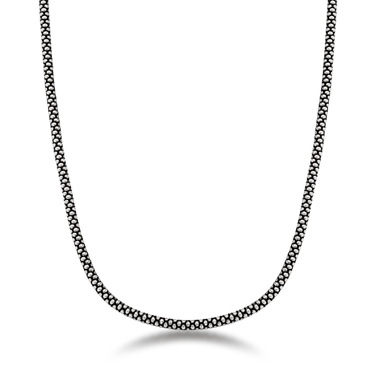 Corrente Pipoca 2,8mm Prata de Bali 925 - 45cm