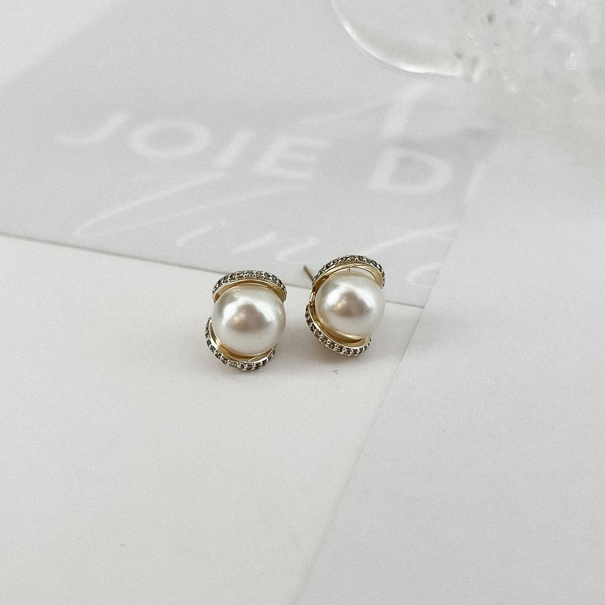 Brinco Luxo Pérola Sintetica Banhado a Ouro 18k