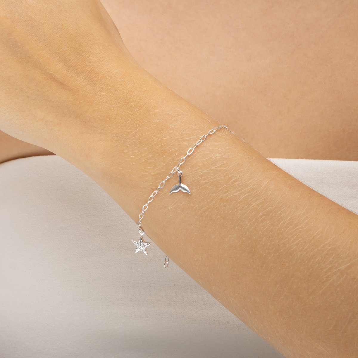 Pulseira Linha Mar Delicada Prata 925 Prata 2