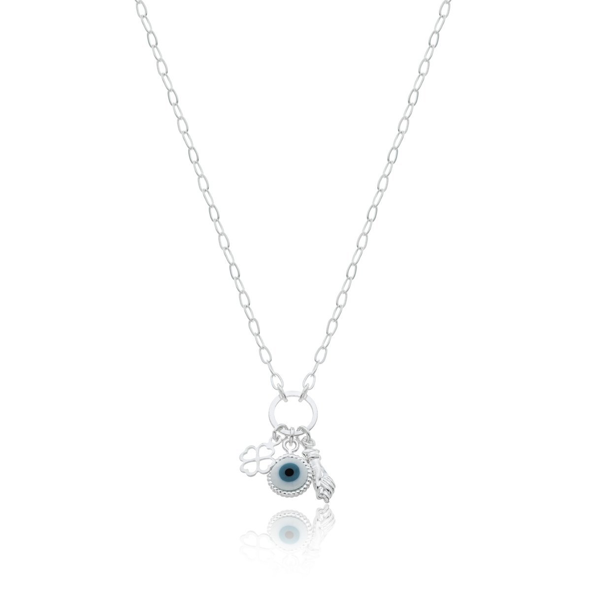 Colar Elos Minimalista Pactuar Prata 925