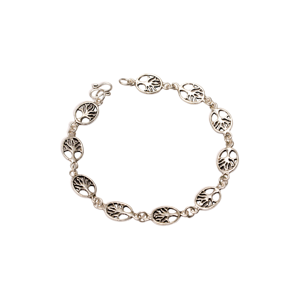 Pulseira Arvore da Vida Prata de Bali 925 Prata 2